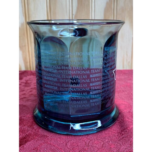 International Logo Team Dallas Texas Truck Tractor Semi Blue Glass Coffee Mug Na - Picture 5 of 10